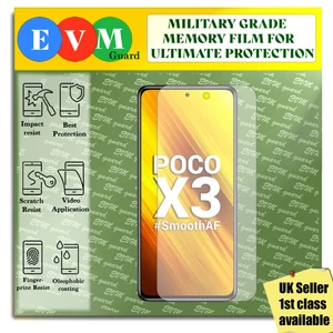 Screen Protector For Xiaomi Poco X3 NFC TPU FILM Hydrogel COVER - Picture 1 of 5