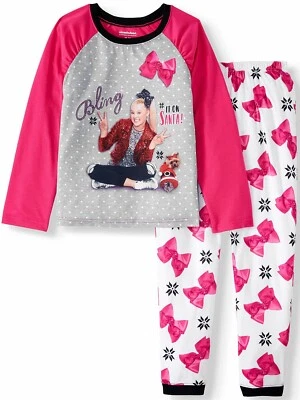 Pijama JoJo Siwa NAVIDAD Niñas Talla 6, 8, 10-12 Pequeño, Mediano, Grande NUEVO NUEVO CON ETIQUETAS Foto 1 de 3