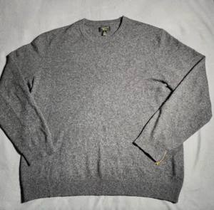 Cashmere Club Room Luxus Pullover Herren XL dunkelgrau 100% Kaschmir Pulli - Bild 1 von 16