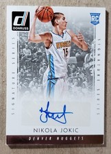 2015-16 Panini Donruss Signature Series Nikola Jokic Auto RC Nuggets Rookie