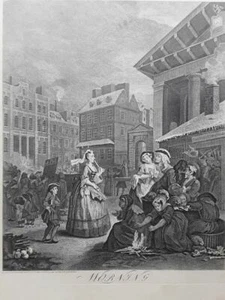"William Hogarth" The Times of the Day suite Heath ed - Picture 1 of 9