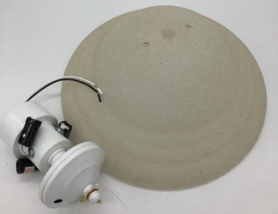 NOS Universal Ceiling Fan 3 Light Kit Scavo Bowl, White Finish - Image 1 of 4