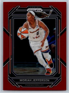 Moriah Jefferson 2023 Panini Prizm WNBA Red Prizm 008/199 #76 Phoenix Mercury - Picture 1 of 2