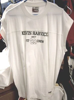 VINTAGE 2004 CHASE #29 RCR PIT CREW DISTRESSED TEE SHIRT KEVIN HARVICK #4 MEDIUM - Image 1 of 2