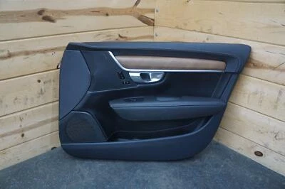 Panel de moldura de puerta interior conductor delantero derecho Agnes carbón Volvo S90 2017-18 Foto 1 de 4