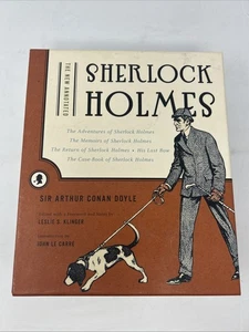 New Annotated Sherlock Holmes 150th Anniversary 2 Book Hardcover Box Set - Foto 1 di 22
