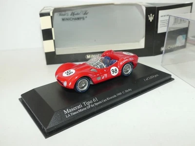 MASERATI TIPO 61 GP RIVERSIDE 1960 MINICHAMPS 1:43 - Photo 1/2
