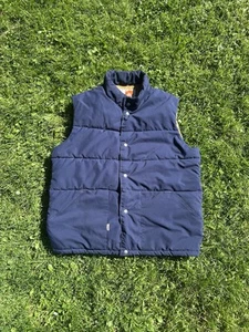 Vintage Himalayan Puffer Ski Outdoor Camp Hiking Vest Made In USA L - Picture 1 of 4
