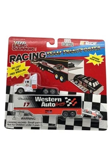 Vintage 1995 Racing Champions Western Auto Team Transporter NASCAR Die-Cast Truc - Picture 1 of 7