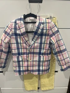 Gymboree Boys Size 7 Suit Blazer & Pants - Picture 1 of 7