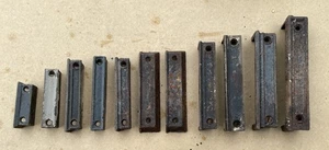 HERVORRAGENDE (11) antike Gusseisen Tür Felgenschloss Set Halter halten 2,5"-6" - Bild 1 von 14