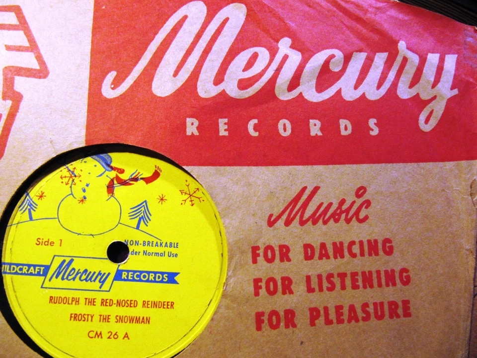 RUDOLPH the Red Nosed REINDEER Frosty Snowman CHILDRENs CHRISTMAS Childcraft  Foto 1 de 4