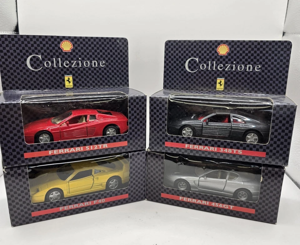 Набор из 4 литых моделей автомобилей Ferrari Shell Classico Collection  - Изображение 1 из 1