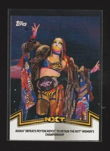 2018 Topps WWE Women's Division #NXT-3 Asuka/Peyton Royce partidos memorables - Imagen 1 de 2