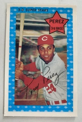 1971 Kelloggs 3-D Super Stars TONY PEREZ #58! Cincinatti Reds HOF, Sharp & Clean - Image 1 of 2