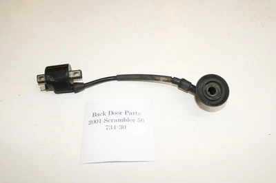 Polaris Scrambler 50 2001 juvenil ATV bobina de encendido tapa de bujía Foto 1 de 4