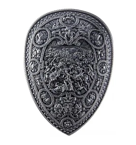 Apilador de plata antiguo Komsco King Henry Shield 2024 0,5 oz BU en plástico - Imagen 1 de 2
