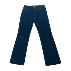 Pantalones de pana Jill Bootcut para mujer talla 6 azul verdoso elásticos tiro medio - Imagen 1 de 11