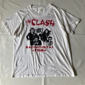 THE CLASH 80s Band T-Shirt Vintage Made in USA Punk - Picture 1 of 10