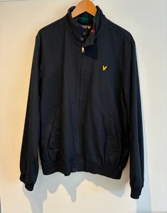 Lyle & Scott Hombre Chaqueta Bomber Azul / Abrigo Informal - Imagen 1 de 7
