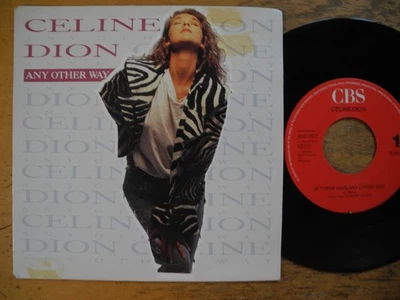 CELINE DION Any Other Way / I'm Loving Every Moment 45 7" single 1990 Holland EX - Image 1 of 2