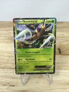 Beedrill EX XY157 Black Star Promo Holo Pokémon Card MP - Picture 1 of 5