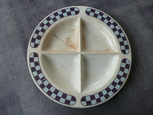 ANCIENNE ASSIETTE A COMPARTIMENTS "LUSTUCRU" - ANNEES 20/30 - Imagen 1 de 1