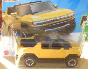 HOT WHEELS FE HUNT (1) 2022 HW GREEN SPEED - GMC HUMMER EV SHORT CARD (MONM+C) - Picture 1 of 3