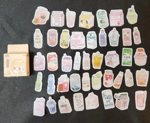 40+ Kawaii Convenience Store Drinks Sticker Set Box Crafts Notebook Wall Bottle - Picture 1 of 5