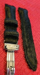 New Other RARE Joe Rodeo Black 20mm Fur Style Watch Band. ONLY ONE EVER SEEN  - Picture 1 of 20