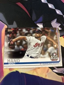 2019 Topps Update Base #US65 Brad Hand - Cleveland Indians AS - Picture 1 of 2