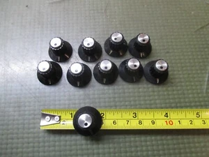 lot of 5 Vintage 1970s Peavey Witch Hat Knobs Mixing Board Knobs - Picture 1 of 5
