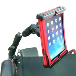 Rollstuhlstange / Rohrhalterung mit Verlängerung & Tablet Halter für iPad Mini 4 - Bild 1 von 7