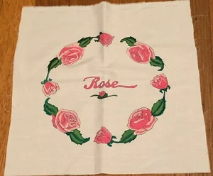 Rose Stoff Panel 15 x 15 Kostenloser Versand - Bild 1 von 1