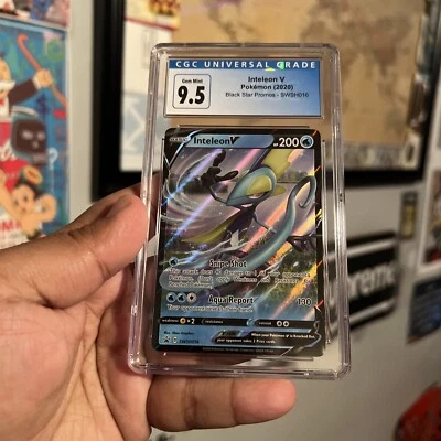 Pokemon Inteleon V Galar Partner Holo SWSH Black star PSA 9.5 GEM MINT Promo - Image 1 of 4