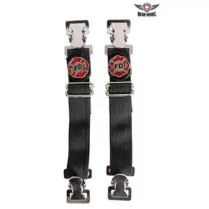 Fire Department Motorcycle Boot Clips - Foto 1 di 3