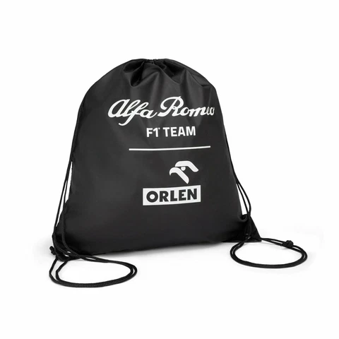 Alfa Romeo Racing F1 Drawstring Bag - Black Cover