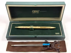 JWL #402-5 CROSS 22K GALVANISIERT GOLD JUWELIER "FEDER" KUGELSCHREIBER USA - Bild 1 von 10