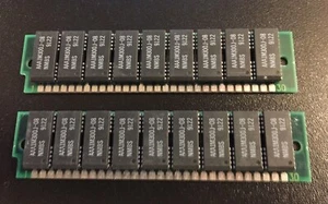 2x 1MB 30-Pin 9-chip Parity 80ns FPM SIMMs CLASSIC SE RAM Memory Apple Macintosh - Picture 1 of 3