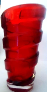 Murano Glass Roberto Beltrami design Spiral RibbedModern Beauty 9"h: Flawless! - Picture 1 of 7