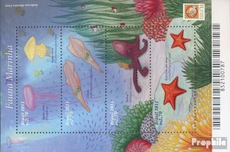 Brazil block152 (complete issue) unmounted mint / never hinged 2011 Seafood - Image 1 of 1