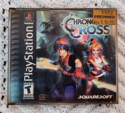 Chrono Cross PS1 (PlayStation 1, 1999) PS1 Black Label READ UNTESTED - Image 1 of 4