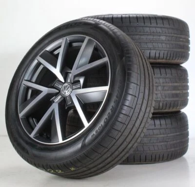 VW Touareg III CR Sommerräder 20 Zoll Felgen Braga grau Alufelgen 760601025R - Bild 1 von 4