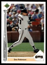 1991 Upper Deck Silver Sluggers Don Robinson San Francisco Giants #SS16
