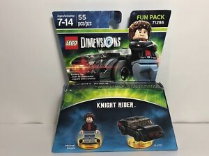 Lego Dimensions Knight Rider Michael Knight K.I.T.T Fun Pack 71286 New
