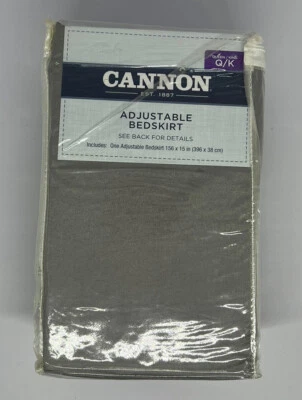 Falda de cama ajustable Cannon para Queen/King en gris Foto 1 de 3