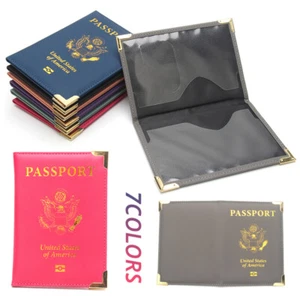 Custodia Protettiva Per Passaporto Con Porta Carte D'identità Da Viaggio In . - Imagen 1 de 24