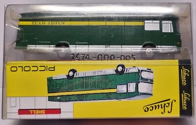 Schuco 1:90 Piccolo SMTC Renntransporter TOP ZUSTAND in OVP - Bild 1 von 2