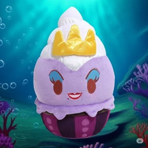 BRAND NEW Disney Munchlings Single Serve Plush Lavender Ice Cream Sundae Ursula - Picture 1 of 1