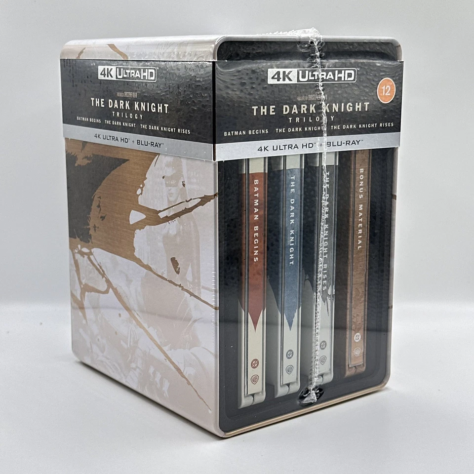 The Dark Knight Trilogy 4K UHD Blu-ray Limited Collectors Edition - UK Exclusive - Image 1 of 3